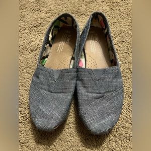 TOMS Denim Blue Women’s 8.5